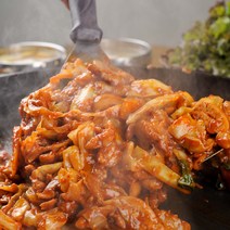 먹사부 100% 국내산 춘천식 닭갈비 철판 닭갈비 숯불 닭갈비 양념 순살 닭갈비 캠핑 음식 집에서 간단한 요리 저녁 메뉴 즉석 식품 반조리식품, 6 솔로세트