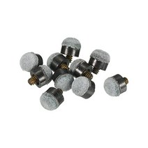 PATIKIL 11mm 직경 나사식 풀 큐 힌트 30개 당구 스누커 용품 스틱 팁 교환용 액세서리 그레이