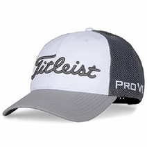 타이틀리스트(Titleist) 골프 모자 투어 퍼포먼스 메쉬 캡 HJ1CPM-BLW, 챠콜 그레이 화이트