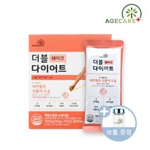 에이지케어 에이지케어 더블 다이어트 쉐이크 4박스(30g x 40포) / 기능성원료 체중조절식 / 달지않고 고소한 맛있는 / + 트라이, 상세 설명 참조, 단일옵션