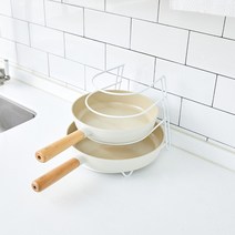 모던하우스 뉴이태리산 후라이팬정리대 화이트