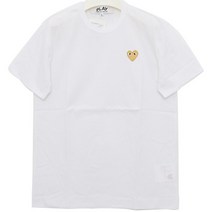 [꼼데가르송] 22FW P1T216 WHITE 반팔 티셔츠