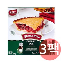 Katz Gluten Free Personal Size Cherry Pie | Dairy Free Nut Free Soy Free Gluten Free | Kosher (1, 3팩