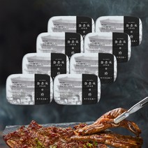 [기미상궁] 화춘옥 양념LA갈비 8팩구성(400g 8팩) 수원원조 la갈비 선물세트 엘에이 소갈비살 미국산 엘에이 갈비 명절, 단품