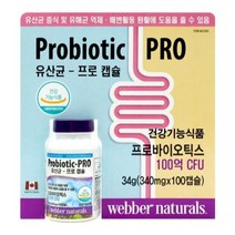 WEBBER NATURALS 웨버 네츄럴 프로바이오틱스 프로 유산균 캡슐 / 코스트코