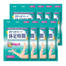 휴족시간 쿨링시트, 6개입, 55개