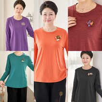 로즈맘 [엄마옷 로즈맘] 아리방적사줄무늬티셔츠