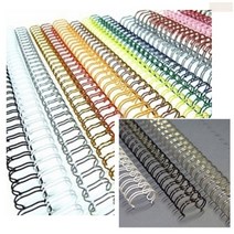 철제 제본링 철재 재본링 학원 분철 스프링 3대1 학교 건축사 설계 도면 링, 은색 9점5mm 300개