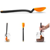 Orange Mini Supoon Dreamfarm Mini Supoon | Non-Stick Silicone Sit Up Scraping Cooking Spoon with, 1