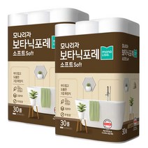 모나리자 화장지 보타닉포레 소프트 3겹 30m 30롤 2팩 총60롤, 2개