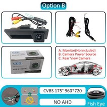 Aycetry! CCD HD 자동차 트렁크 핸들 후면보기 카메라 아우디 A4 A5 S5 Q3 Q5 VW 골프 Passat Tiguan Jetta, 02 Static-175 de