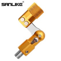 SANLIKE 낚싯대 딥 네트 어댑터 조인트 커넥터 알루미늄 접이식 조인트 일본 표준 나사 11mm, gold