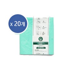 매직캔 휴지통 쓰레기통 리필봉투 모든사이즈 모음, 리필 450R20B 58L 68L용 / 20롤