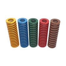 신흥 금형스프링 외경 8x10~100 / AB(갈색) AF(노랑) AH(녹색) / 하중별 스프링 / 금형제작용스프링, AH(녹색) 중하중, 8x100