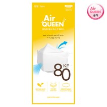 [공식대리점] 에어퀸 KF80 황사 마스크 대형 50매 100매 ~16시 주문까지 오늘 출고, 에어퀸 KF80 황사 대형 100매, 화이트
