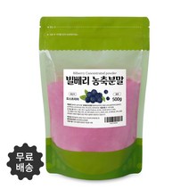 빌베리 농축 분말 500g 1팩 국내생산, 1개