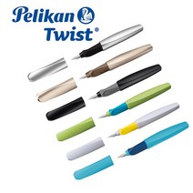 펠리칸 트위스트 만년필 [옵션선택], 블랙, F