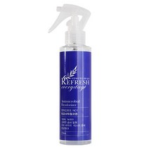 리프레시에브리데이 항균 섬유탈취제 방금샤워웜코튼 250ml 1개, 2개