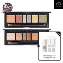 [AK PLAZA] [정샘물]아티스트 컨실러 팔레트 (비긴스 스킨토너15ml+앰플선5ml*2개), 블렌드, 옵션선택