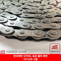 한국체인공업 표준 산업용롤러체인 1열 HC120-1(3M)