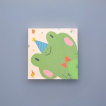 앤썸 데일리 귀여운 개구리 종이 페이퍼 점착 메모패드 100매 다꾸 AS006