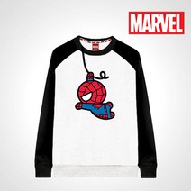 마블정품 히어로 아동 특양면 스토키 맨투맨(9호-17호), 모델색상:스토키맨투맨_화이트|사이즈:11호