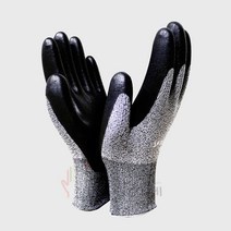 [장갑이네] NBR 스마트터치 파랑 회색 검정코팅 장갑 1켤레, 1개, 파랑-M