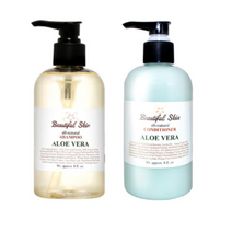 뷰티풀스킨 복합성두피용 알로에 베라 샴푸 240ml + 컨디셔너 240ml 세트, 7세트