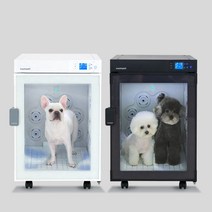 붐펫 펫드라이룸 K200 중형 강아지 고양이 드라이기 화이트 다크그레이