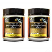 고헬시 Go Healthy Fish Oil 2000 뉴질랜드 고 피쉬오일 230캡슐 2팩, 230정, 2개
