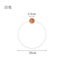 고리 타월 타올 고리핸드 종이방향제수건 반지 라운드 금속 홀더 벽 마운트 욕실 액세서리 안티 녹 선반, 01 WHITE