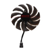 88MM T129215SU 4Pin 기가 바이트 GTX 1050 1060 1070 960 RX 470 480, 단일옵션선택