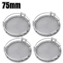 75mm 자동차 휠 센터 허브 배지 엠블럼 커버 메르세데스 벤츠 w117 w176 w177 w203 w204 w205 w213 w253 림 커버 액세서리, 은