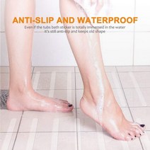 수영장사다리 개인수영장 수영장설치미끄럼 방지 목욕 스티커 안전 미끄럼 방지 샤워 접착 스트립 트레드 욕실 바닥 욕조 계단 사다리 수영장 보트, 2cm, 6개 클리어, 20cm