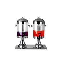 제호통상 주스 원형 디스펜서 더블 JH-102 음료 육수보관 기사식당