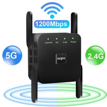 와이파이에그 휴대용와이파이 lte 라우터 데이터에그 5G 와이파이 리피터 증폭기 신호 무선 네트워크 익스텐더 1200Mbps 장거리 5 Ghz 2.4G 부스터, CHINA_US Plug | 5G 1200M Black