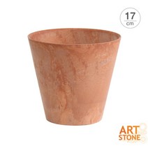 [데로마] [데팡스][아트스톤]라운드 클레어 인테리어 원형화분(17cm), 사이즈:RC-150 / 색상:레몬
