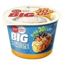 CJ더마켓 탕비실 업소용 식당용 PC방 탑티어 햇반컵반 BIG치킨마요덮밥 간편식 컵밥 국밥 냉동밥 솥밥 점심 도시락 313G, 4개