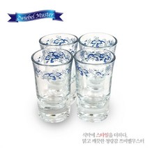 쯔비벨무스터 쯔비벨 원샷 위스키잔 4p세트(null), 상세페이지참조, 상세페이지참조