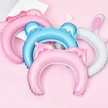 풍선 생일 동물 기념일 파티 머리띠 애니멀 DD-09942, 여자쥐