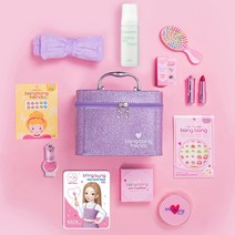 봉봉프렌즈 어린이화장품세트 홀리데이 메이크업박스 10종 화장놀이세트, 6.네일 주니어 야광유니콘+컬러밤 밀키핑크