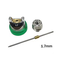 랩토라이너 자동차스프레이건 자동차외형복원 전 HLP 스프레이 건 1.4/1.7/2.0mm 노즐 중력 에어 브러시자동차 페인팅용, 01 1.7mm Nozzle Kit, 01 1.7mm Nozzle Kit