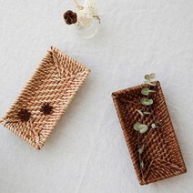 (리빙랜드마크)소품트레이.아웃도어랜드몰, 다크브라운