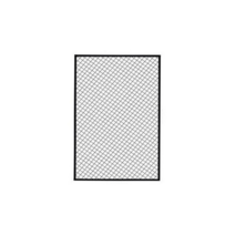 철제파티션 경량 칸막이 메쉬 파티션 스탠드 네트, 2000x500 블랙