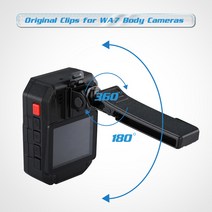 바디캠 블랙박스 브이로그 유튜버 카메라 OLOV-W7D 바디 카메라 경찰 W7D 웨어러블 빅 클립, 한개옵션0