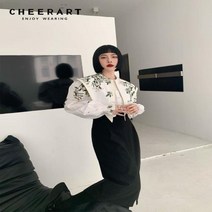 빈티지 플로랄 랜턴 슬리브 버튼 업 셔츠 여성용 디자이너 긴 소매 탑 블라우스 년 가을 레트로 의류