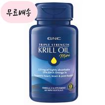 크릴오일 미니 GNC / 추가구성 60정, 1개