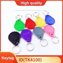 대문번호키 양문형 자동문 현관문 전자 125khz RFID 키 체인 스티커 카드 태그 ID Keyfob TK4100 도어 엔트리 액세스 제어 EM 토큰, 주황색