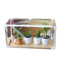 미니비닐하우스만들기 베란다 다육이 온실 조립식, 투명 PVC 캐노피 120x30x30