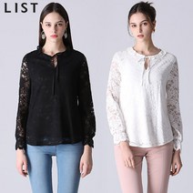 리스트 리스트 이자벨라 레이스 블라우스